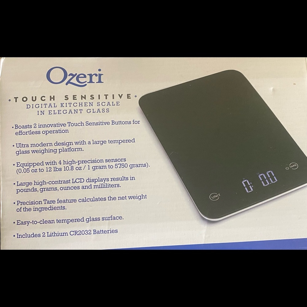 ozeri touch sensitive scale